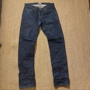 Naked & Famous Blue Weird Guy Selvedge Jeans
